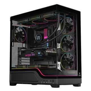 CASE GAMING TOWER SHOWBUI 82W - NO ALIMENTATORE - ARGB FAN - NERO (ITGCASBW82B)