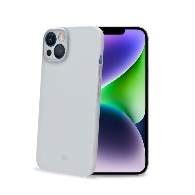 Celly SPACE - Cover per cellulare - TPU (poliuretano termoplastico) - bianco - …