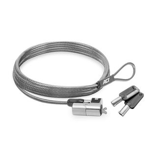 CAVO LUCCHETTO SICUREZZA NB 2MT CHIUSURA CON CHIAVE