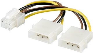 CAVO SDOPPIATORE ALIMENTAZIONE MOLEX A 6PIN PER SK VIDEO PCI-E (AKPCIP6)