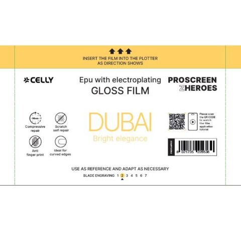 CELLY 50 PZ PROFILM DUBAI ELECTROPLATING