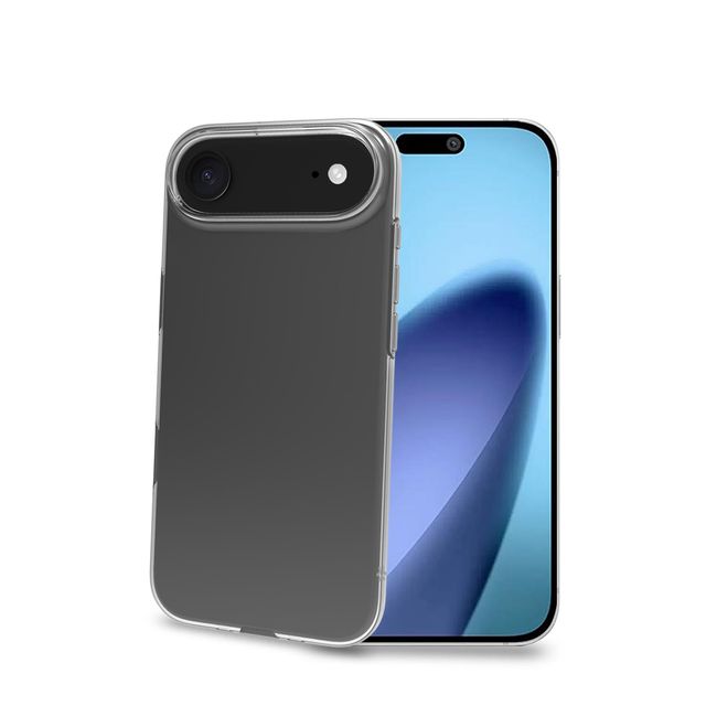 CELLY APPLE iPHONE AIR COVER IN MORBIDO TPU ANTI-SHOCK TRASPARENTE