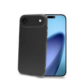 CELLY APPLE iPHONE AIR COVER IN MORBIDO TPU ANTI-SHOCK TRASPARENTE NERO