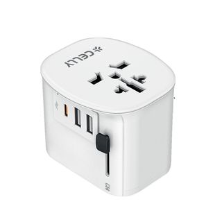 CELLY MULTIPLUG TRAVEL CHARGER 30 W CARICABATTERIE UNIVERSALE PER TUTTE LE PRES…