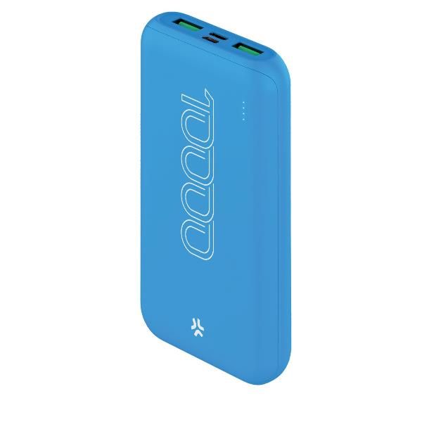 CELLY POWERBANK ENERGY 10.000mAh 2 x USB-A 1 x USB-C 1 x MICRO USB