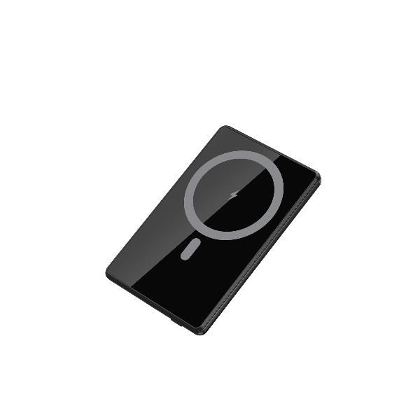 CELLY POWERBANK WIRELESS Magsafe 5.000mAh ULTRASOTTILE IN ALLUMINIO 15 W DISPLA…