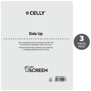 CELLY PROSCREENFILM FOLDABLE 3PZ