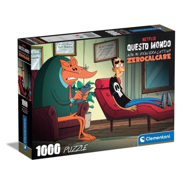 CLEMENTONI PUZZLE 1000 ZEROCALCARE 1 - COMPACT 39794