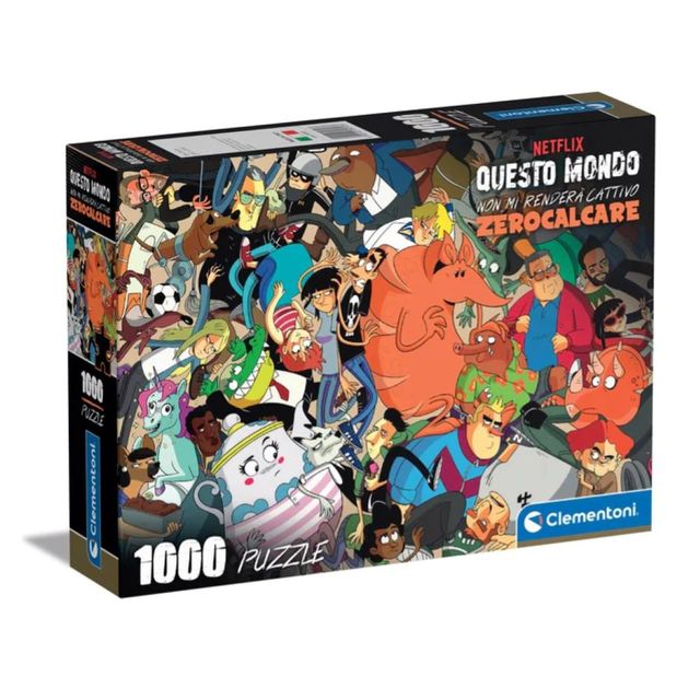 CLEMENTONI PUZZLE 1000 ZEROCALCARE 4 - COMPACT 39797