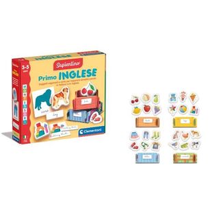 CLEMENTONI SAPIENTINO MONTESSORI PRIMO INGLESE GIOCO EDUCATIVO PER IMPARARE L'I…