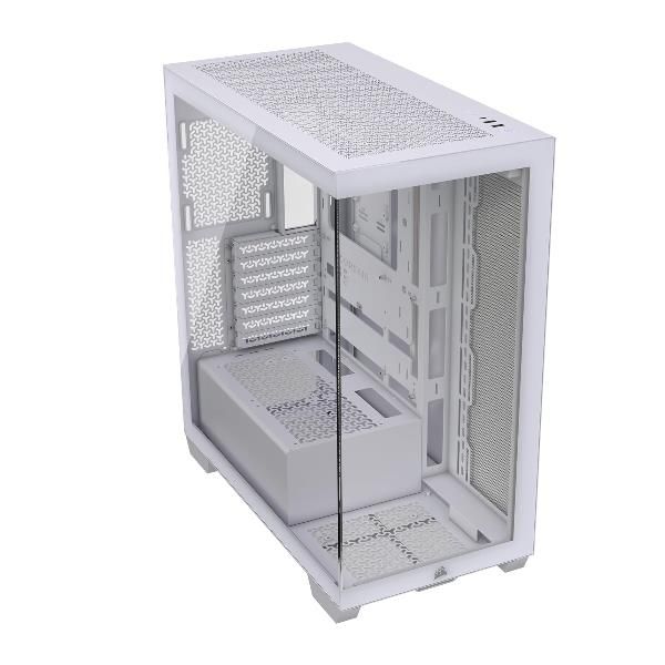 CORSAIR 3500X WHITE MID-TOWER ATX CASE PER PC VETRO TEMPERATO PANORAMICO COMPAT…