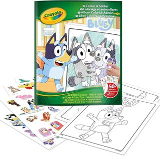 CRAYOLA - ALBUM COLOR & STICKER BLUEY 04-2664