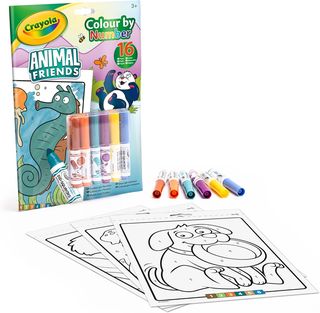 CRAYOLA - ALBUM COLORA CON I NUMERI AMICI ANIMALI 04-7321 iva.ass.imp art74