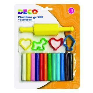CWR PLASTILINA KIDDY CLAY 200G + ACC.