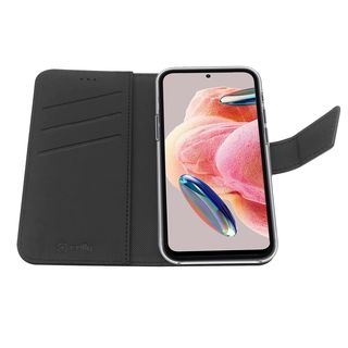 Celly Wally - Flip cover per cellulare - similpelle - nero - per Xiaomi Redmi N…