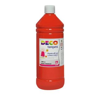 CWR TEMPERA FLACONE 1000ML ROSSO VERM.