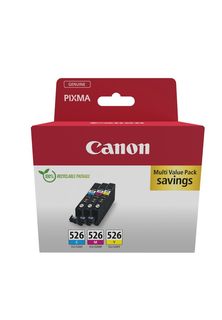 Canon CLI-526 C/M/Y Multi pack - Confezione da 3 - 9 ml - giallo, ciano, magent…