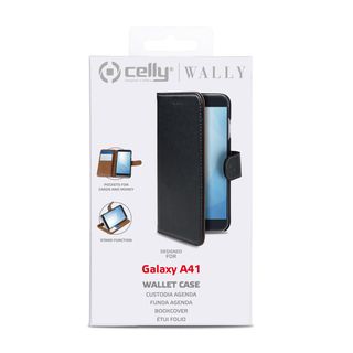Celly Wally WALLY906 - Flip cover per cellulare - plastica, similpelle - nero -…