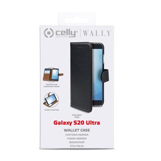 Celly Wally WALLY991 - Flip cover per cellulare - similpelle - nero - per Samsu…