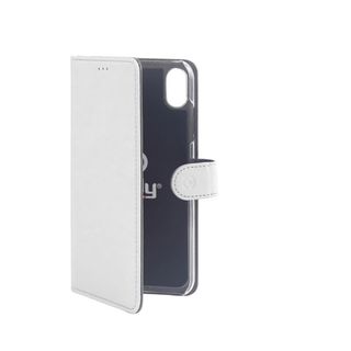 Celly Wally WALLY998WH - Flip cover per cellulare - ecopelle - bianco - per App…