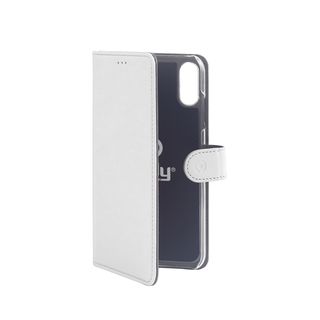 Celly Wally WALLY999WH - Flip cover per cellulare - ecopelle - bianco - per App…