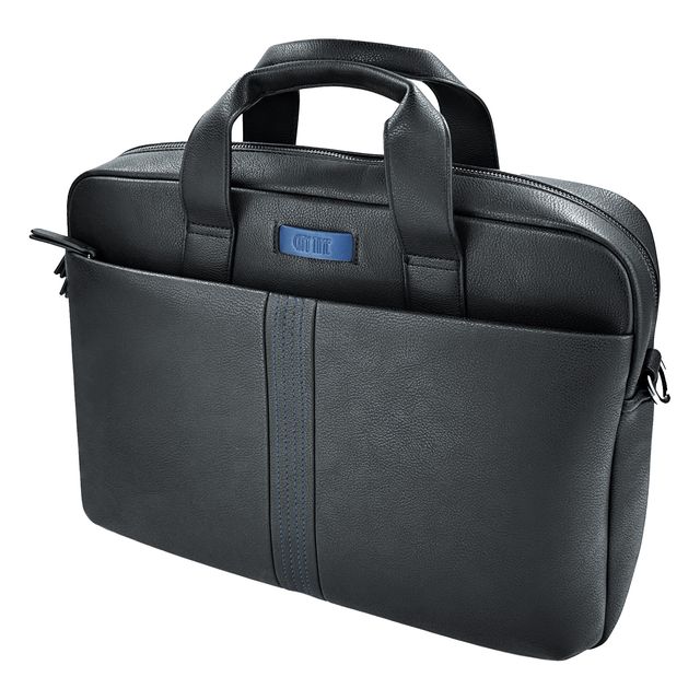 Cartella Blackform porta notebook 15.6'' ecopelle nero City Time