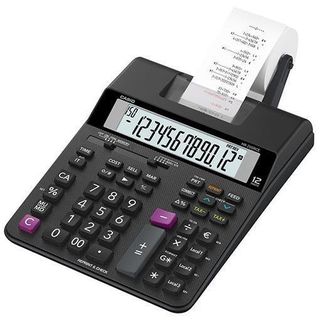 Casio HR-200RCE - Calcolatrice scrivente con stampa - LCD - 12 cifre - batteria