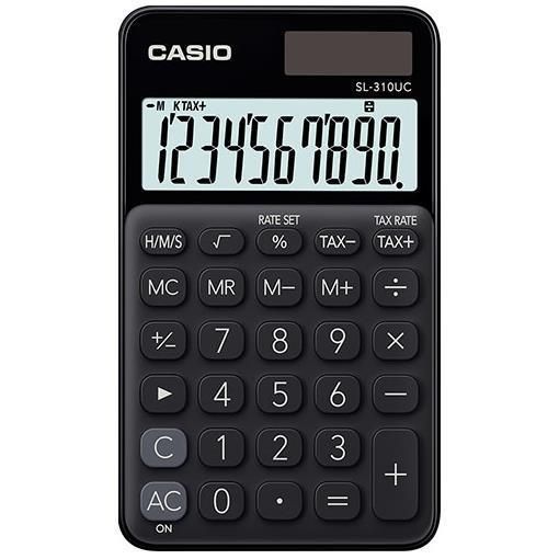 Casio SL-310UC - Calcolatrice tascabile - 10 cifre - pannello solare, batteria …