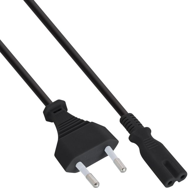Cavo Alimentazione spina Euro 2 Poli / Euro AC 8mm - 3 m
