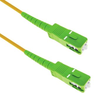 Cavo Patch Fibra Ottica Simplex Monomodale SC/APC per SC/APC, 1m, Compatibile c…