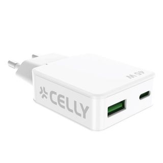 Celly 45W GaN Slim Wall Charger SLIM COLLECTION ULTRA SLIM