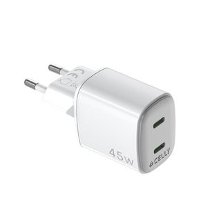 Celly 45W GaN Wall Charger UPTC COLLECTION