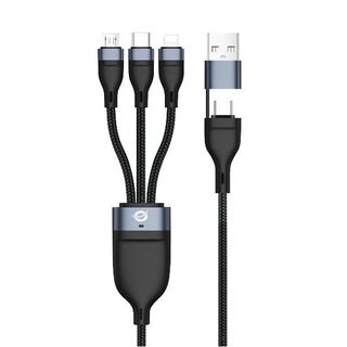 Conceptronic CAVO USB 3-in-1 PD 3.0 100W Ricarica rapida 1.5m, 20V 5A, 480Mbps,…