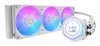 Cooler Master MasterLiquid 360 Atmos II LCD AIO - Bianco - 360 mm