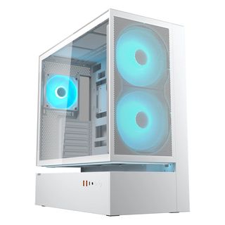Cougar CFV235 Mesh, Mid-Tower, Vetro Temperato - Bianco