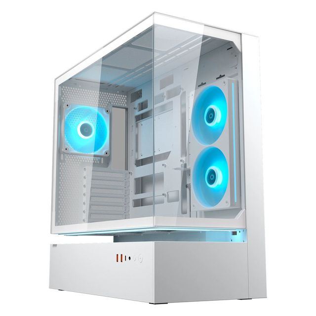 Cougar CFV235, Mid-Tower, Vetro Temperato - Bianco
