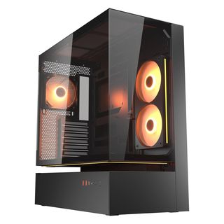 Cougar CFV235, Mid-Tower, Vetro Temperato - Nero