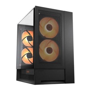 Cougar OmnyX, Mid-Tower, Vetro Temperato - Nero