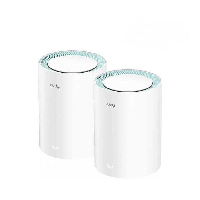 Cudy M1300 2-PACK sistema Wi-Fi Mesh Dual-band (2.4 GHz/5 GHz) Wi-Fi 5 (802.11a…