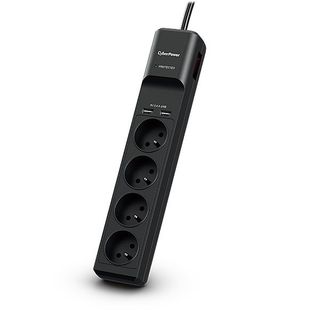CyberPower P0420SUD0-FR protezione contro le sovratensioni Nero 4 presa(e) CA 2…