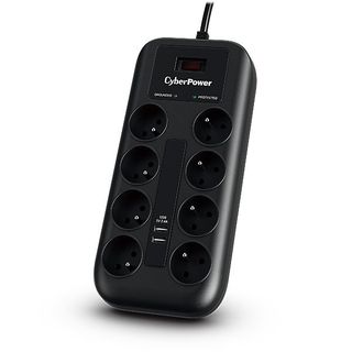 CyberPower P0820SUF0-FR protezione contro le sovratensioni Nero 8 prese AC 200 …