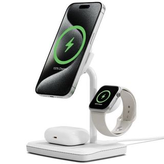 Cygnett Caricabatteria Wireless 3-in-1 - Bianco