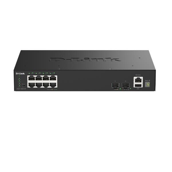 D-LINK 8 PORTS GE + 2 PORTS 10G SFP+