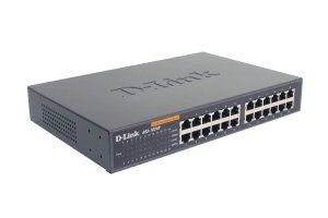 D-Link 24-port 10/100M NWay Desktop - Internal PSU (incl. 19" rack mount kit) N…