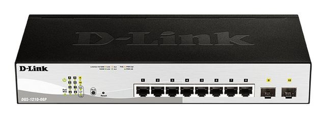 D-Link DGS-1210-08P switch di rete L2 Gigabit Ethernet (10/100/1000) Supporto P…