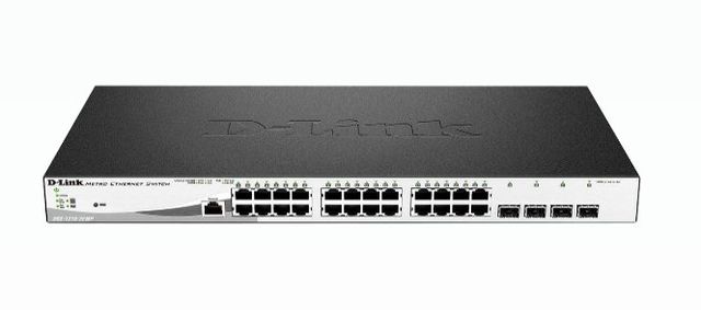 D-Link DGS-1210-28MP/E switch di rete Gestito L2 Gigabit Ethernet (10/100/1000)…
