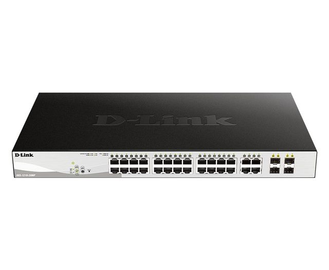 D-Link DGS-1210-28P switch di rete Gestito L2 Supporto Power over Ethernet (PoE…