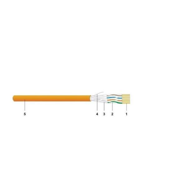 DATWYLER CAVO F/FTP CAT.7 CCA ARANCIO 1000M