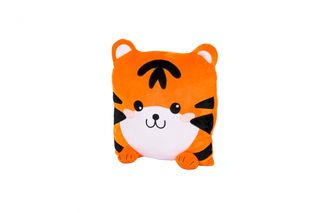 DE.CAR2 - CUSCINO PELUCHE TIGRE 30X30CM SUPERSOFT 25781