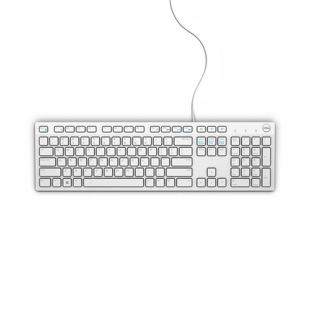 DELL KB216 tastiera USB QWERTY US International Bianco (580-ADGM) (580-ADGM)